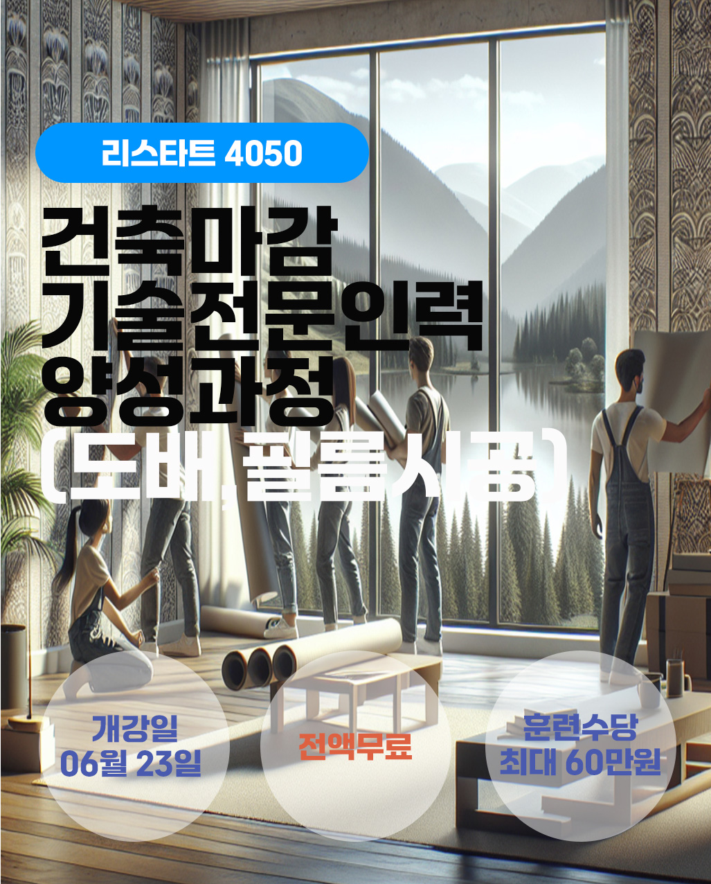리스타트 도배